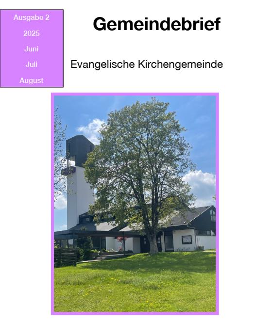 Gemeindebrief 2025