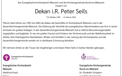 Nachruf Dekan i.R. Peter Seils