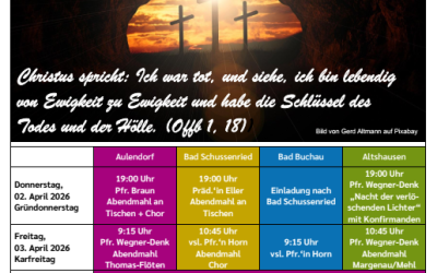 Gottesdienste zu Ostern